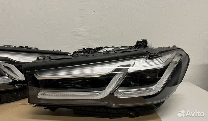 Фары BMW 5 G30 LED adapt chrom рест в сборе6