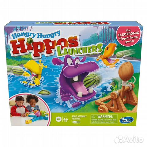 Игра настольная Hasbro Голодные бегемотики