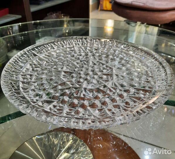 Хрустальное блюдо 