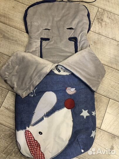 Зимний конверт в коляску