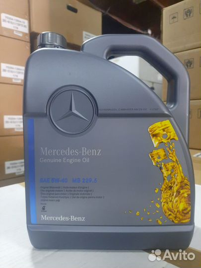 Масло моторное Mercedes Benz 229.5 5w-40 5л