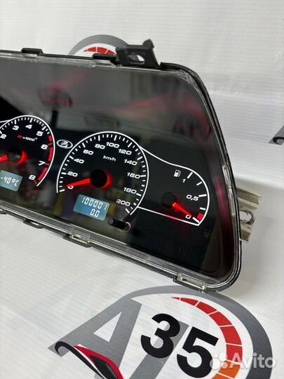 Приборная панель ваз 2114 red