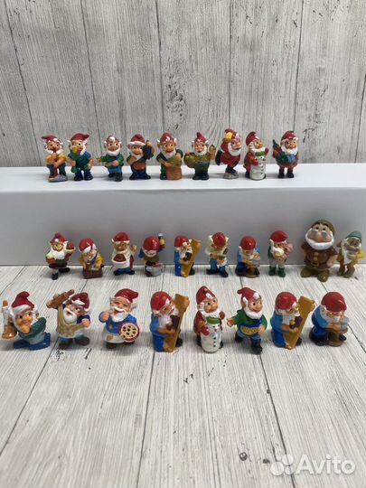 Киндер сюрприз 90-х гномы игрушки