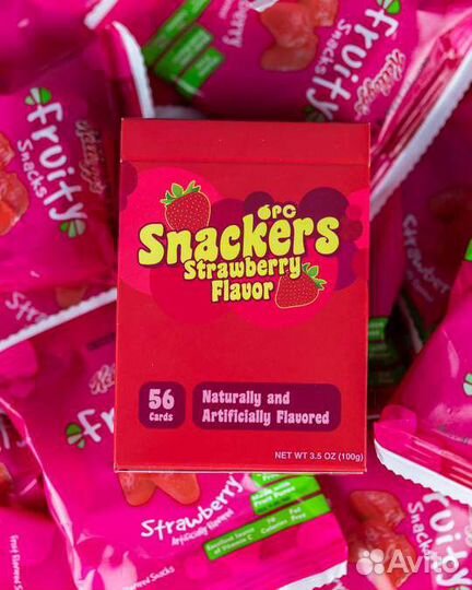 Snackers Strawberry flawor