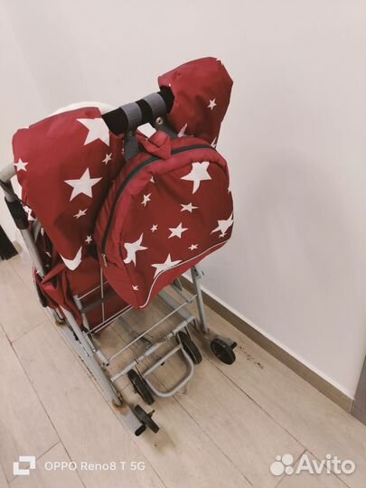 Детские санки-коляска с колесами