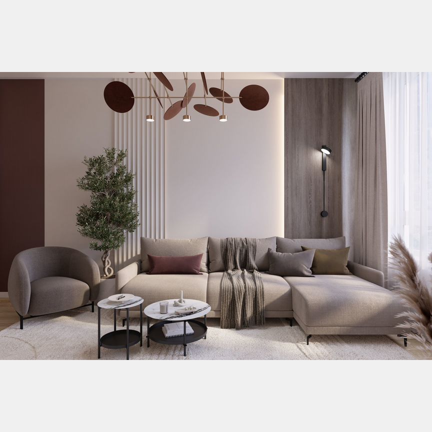 2-к. квартира, 59,2 м², 19/25 эт.