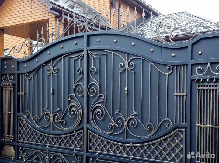 Кованые ворота