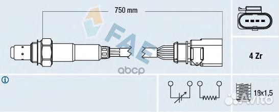 Лямбда-зонд Volkswagen 03c906262at 77399 FAE