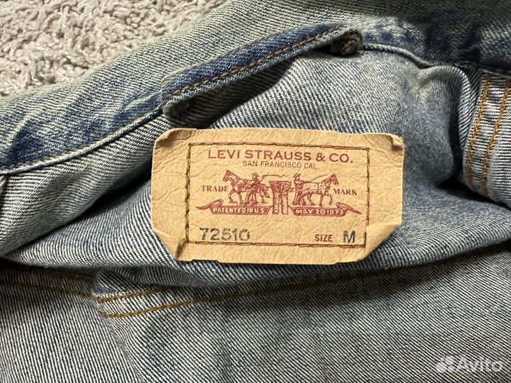 Джинсовая куртка мужская levis