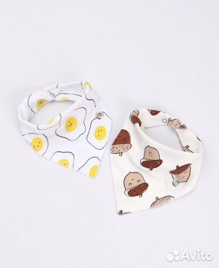 Набор нагрудников из интерлока 2 шт