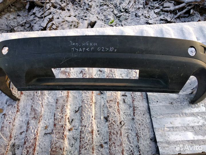 Бампер задний туарег Volkswagen Touareg 02-10