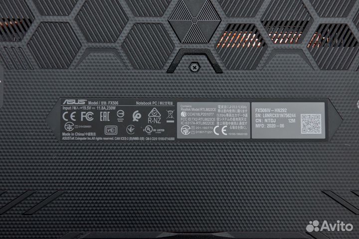 Игровой ноутбук asus asus TUF Gaming A15 fx506iv-H