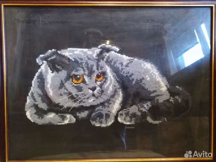 Картина ручная работа. вышевка