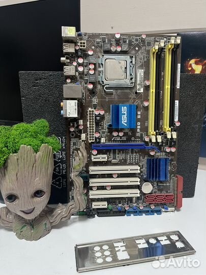 Лот материнские платы с процессорами 4 штуки