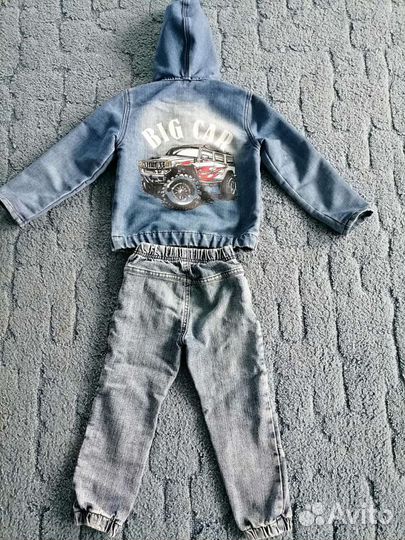 Джинсовый костюм для мальчика