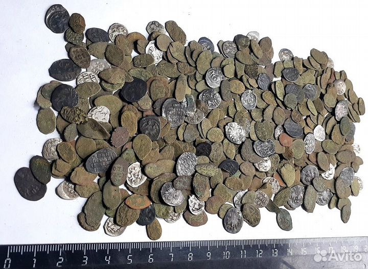 Клад русских монет 16 века. Более 500 шт