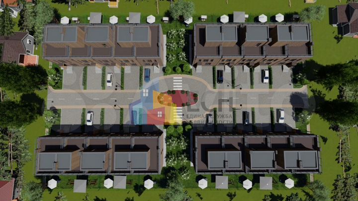 Таунхаус 110 м² на участке 1,7 сот.