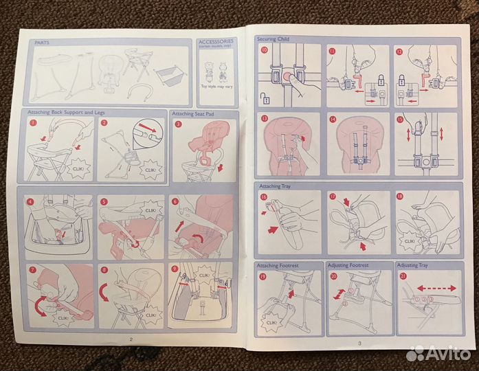 Стульчик для кормления Graco Tea Time