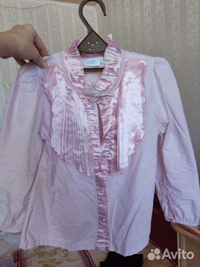 Блуза в школу для девочки 128-134