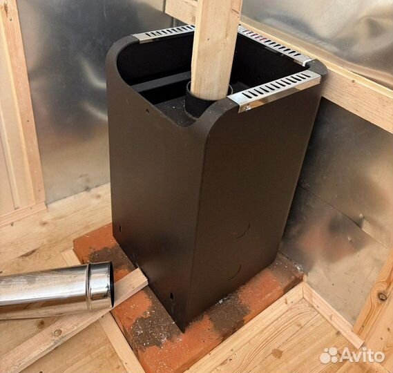 Перевозная баня из бруса 2.3 x 6 м