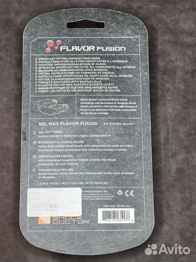 Капа боксерская взрослая shock doctor