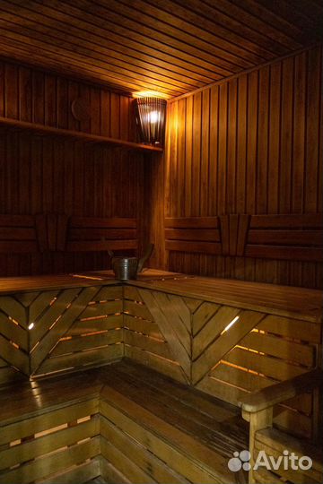 Сауна с бассейном