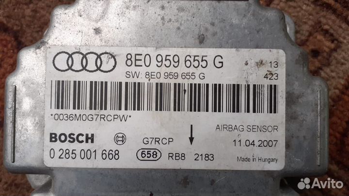 Блок управления AIR BAG Audi A4 B7
