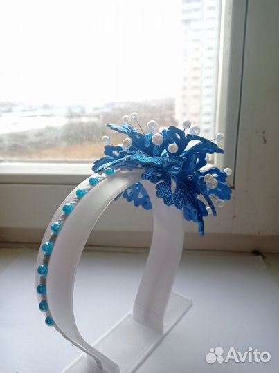 Ободок снежинка