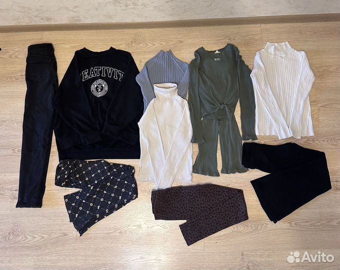 Вещи пакетом на девочку р - 140