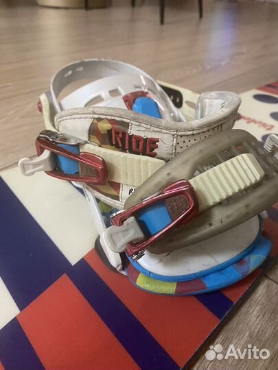 Сноуборд с креплениями