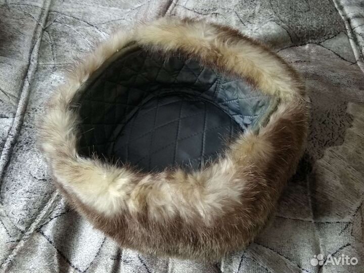 Шапки и шарфы мужские натуральный мех