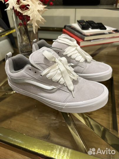 Кеды vans knu skool серые оригинальные