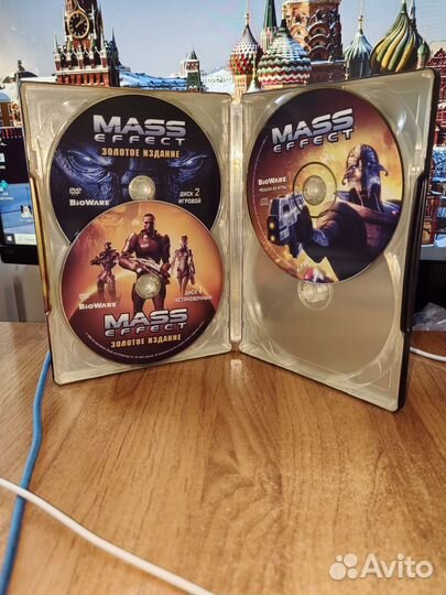 Mass Effect золотое издание Steelbook
