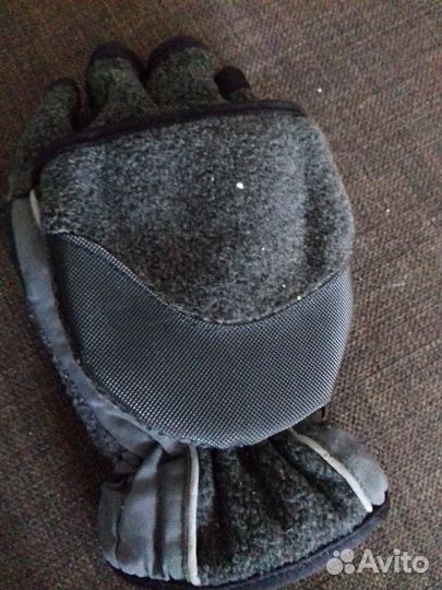 Варежки-перчатки с открытыми пальцами