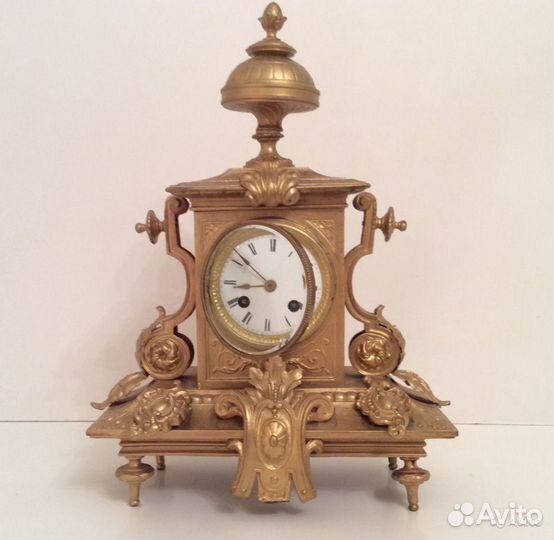 Часы каминные, сплав, Франция, начало 20 века