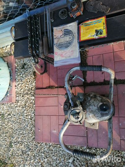 Бензопила Дружба Алтай,б/у,комплектующие для пилы