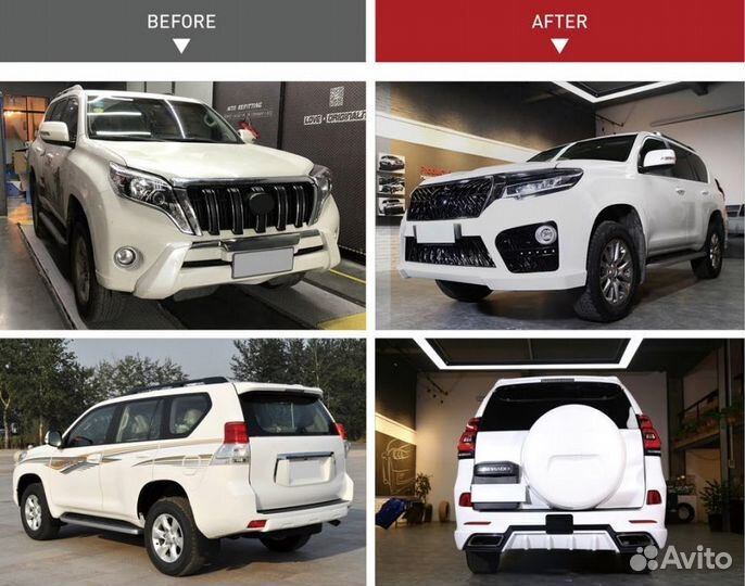 Обвес elford на Toyota Land Cruiser Prado 2010-201