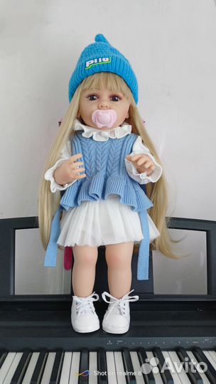 Кукла реборн силиконовая 55 см