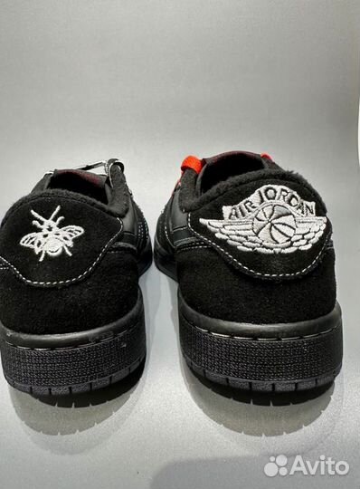 Кроссовки Travis Scott X Air Jordan 1 Low Black Ph