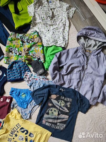 Детская одежда для мальчика (пакетом) 122/128