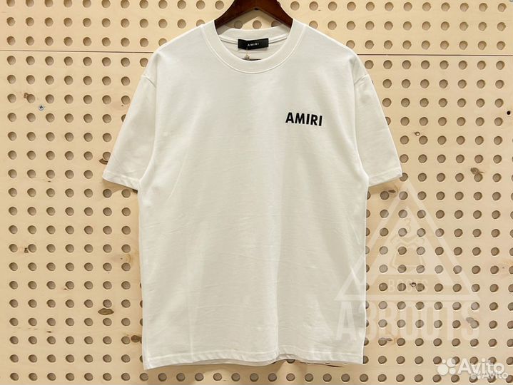 Футболка Amiri Back Logo White