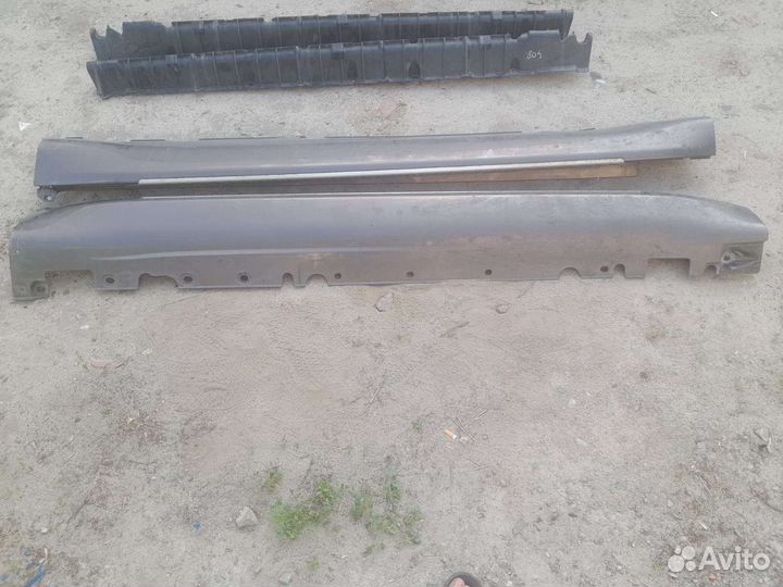 Пороги BMW X5 E70 алюминевые