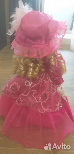 Фарфоровая кукла коллекционная большая