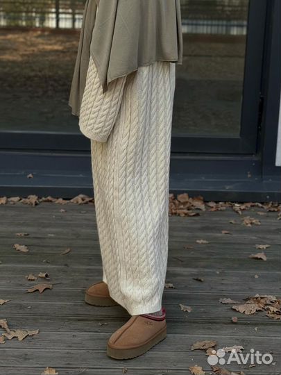 Вязаное платье