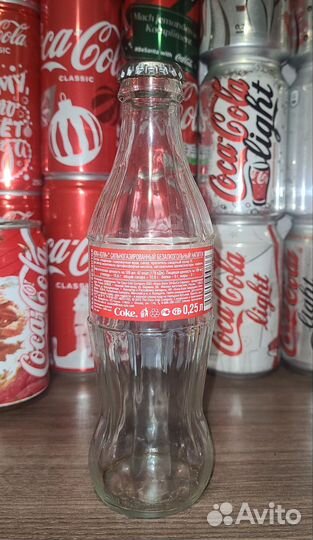 Coca cola Россия 2013 Стеклянная бутылка