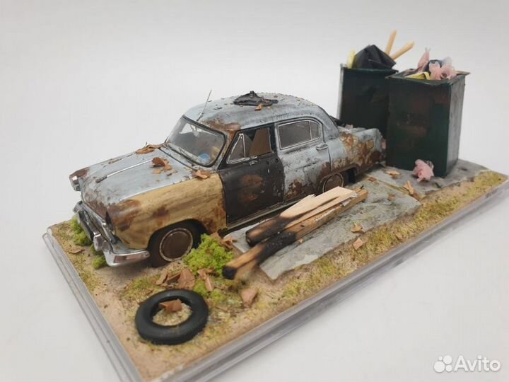 Диорама Волга газ 21И 