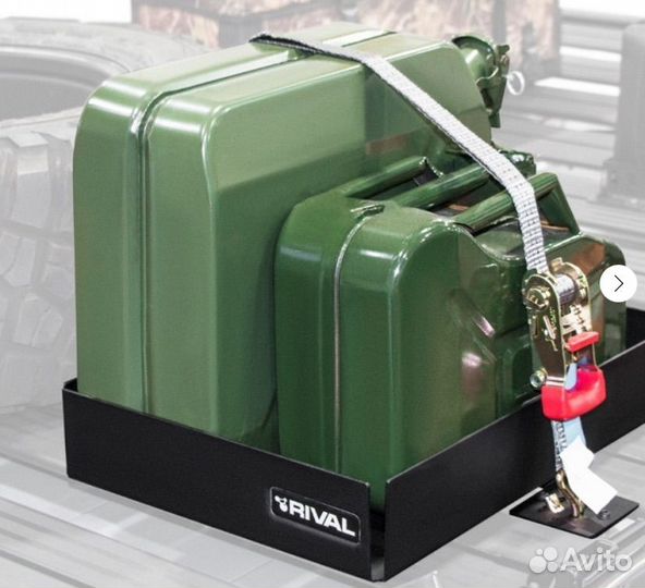 Крепление 2 канистр на багажник Rival