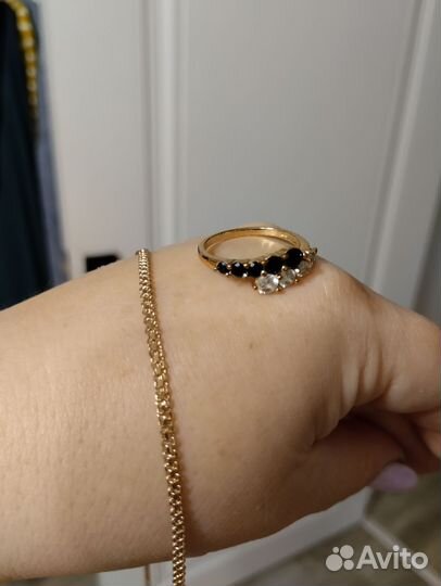 Кольцо и цепочка медицинский сплав