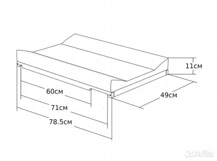 Пеленальная доска и органайзер-полка подвесная