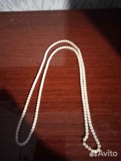 Бусы перламутр